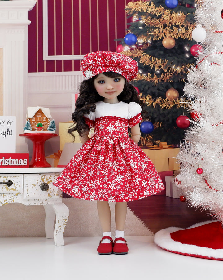 Red Hot Snow - dress and shoes for Ruby Red Fashion Friends doll