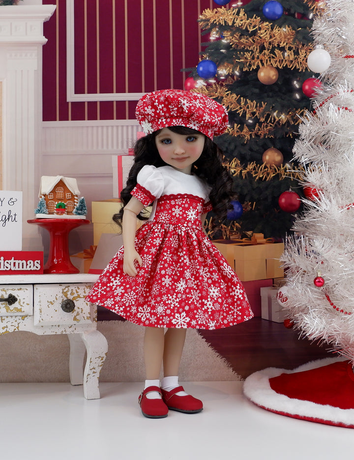 Red Hot Snow - dress and shoes for Ruby Red Fashion Friends doll
