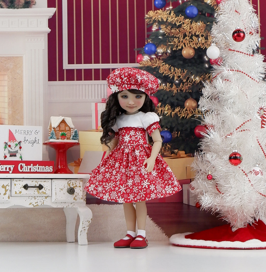 Red Hot Snow - dress and shoes for Ruby Red Fashion Friends doll