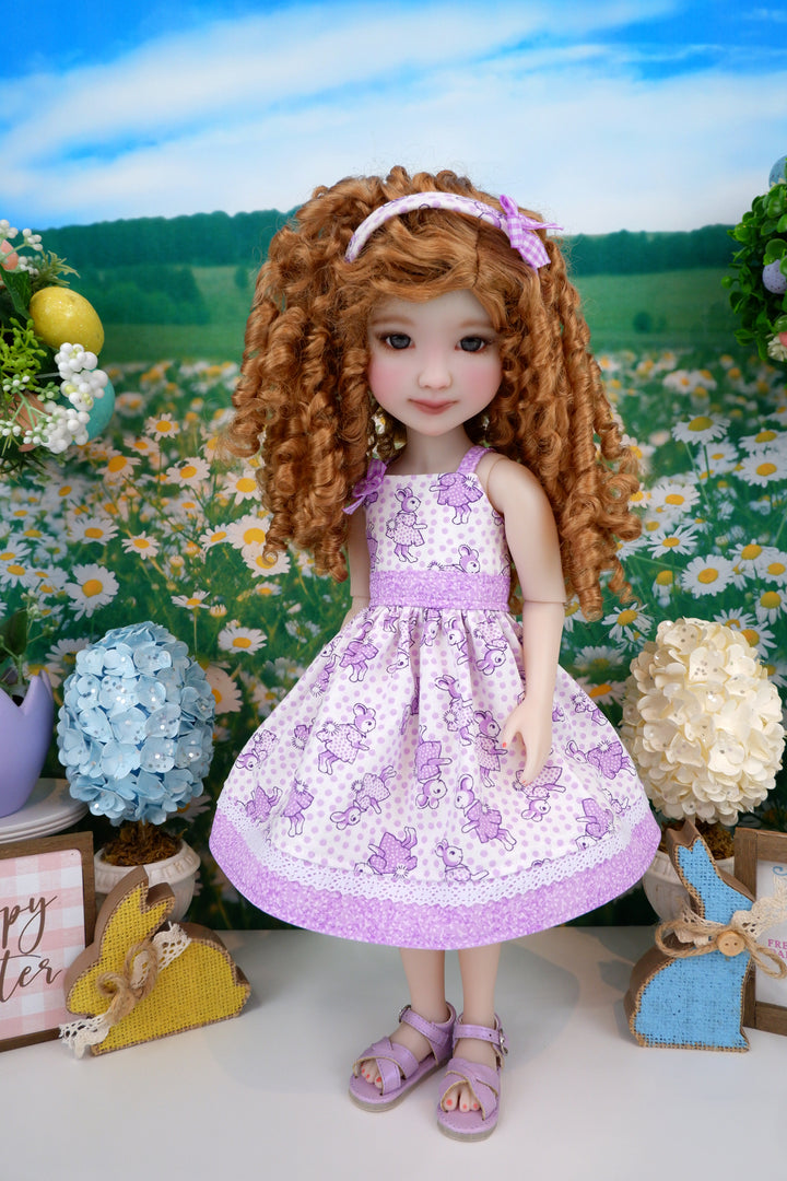 Retro Easter - dress with sandals for Ruby Red Fashion Friends doll