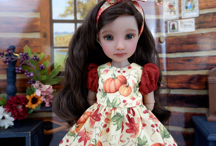 Rich Harvest - dress and shoes for Ruby Red Fashion Friends doll