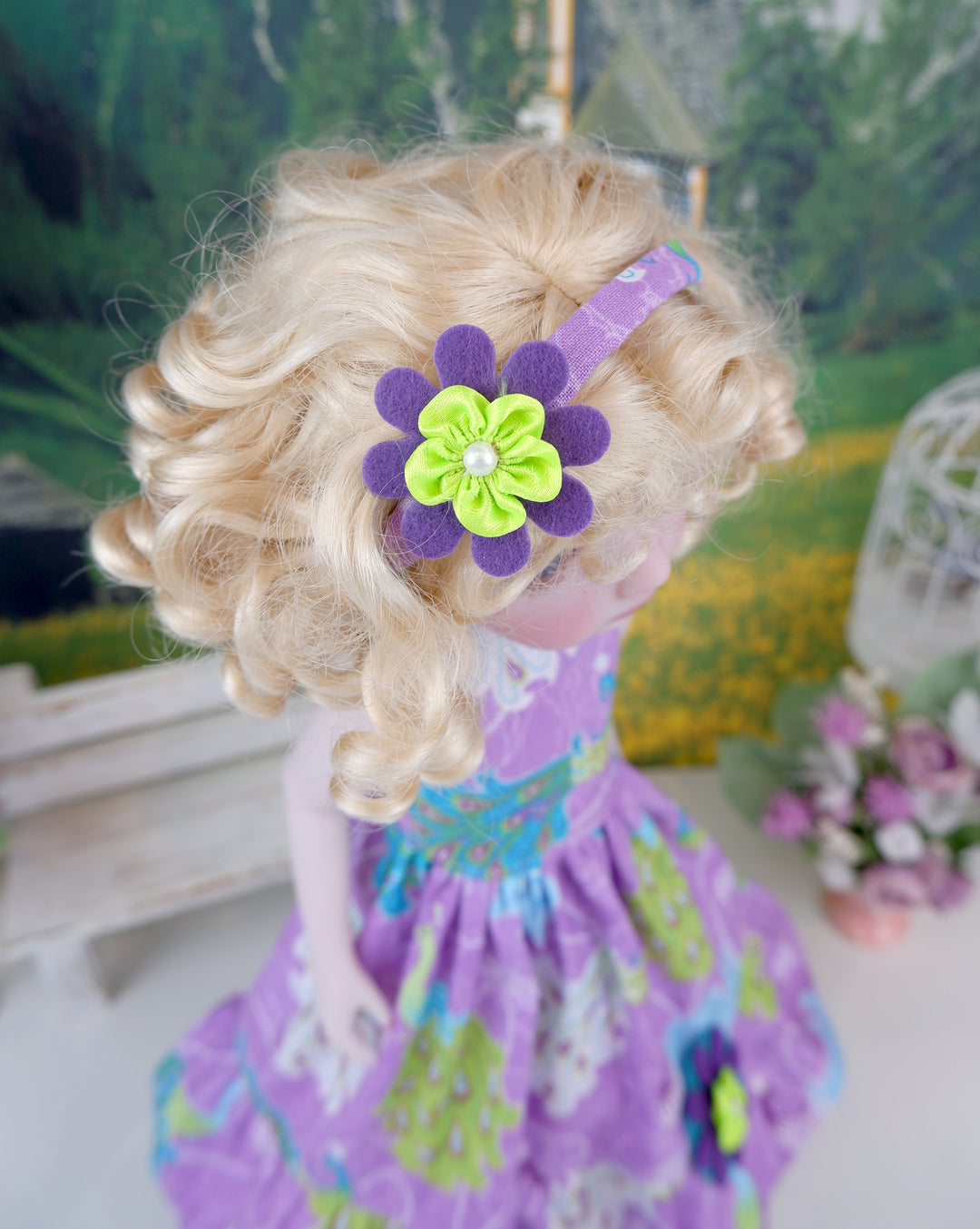 Royal Peacock - dress with sandals for Ruby Red Fashion Friends doll