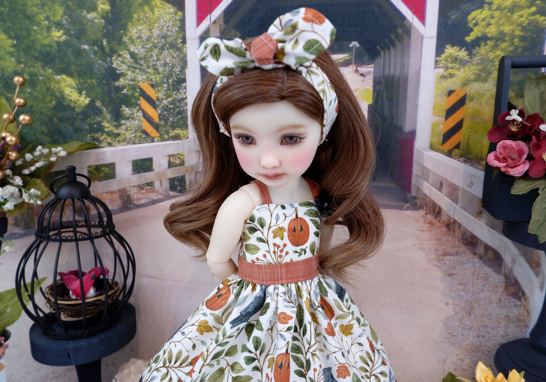 Rustic October - dress and boots for Ruby Red Fashion Friends doll