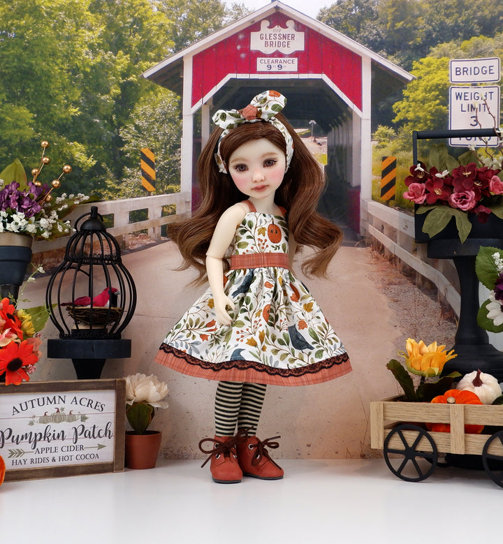 Rustic October - dress and boots for Ruby Red Fashion Friends doll