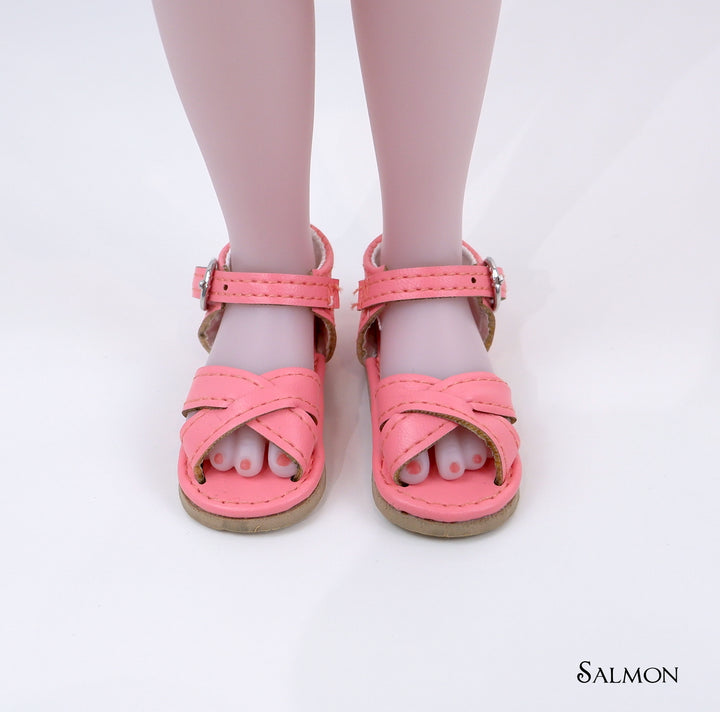 Criss Cross Sandals - 58mm - Fashion Friends doll shoes