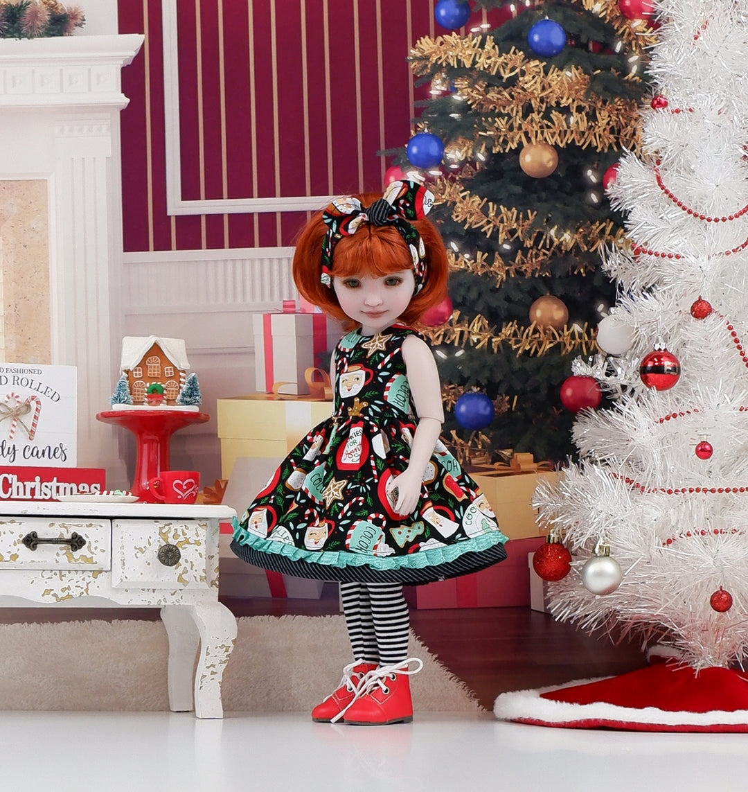 Santa Mug - dress with boots for Ruby Red Fashion Friends doll