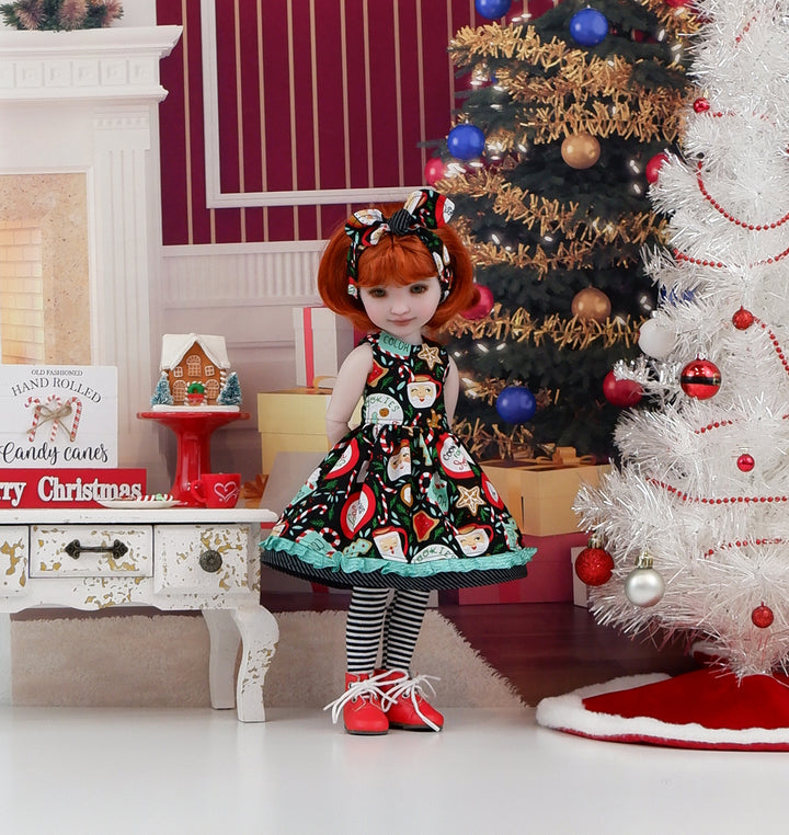 Santa Mug - dress with boots for Ruby Red Fashion Friends doll