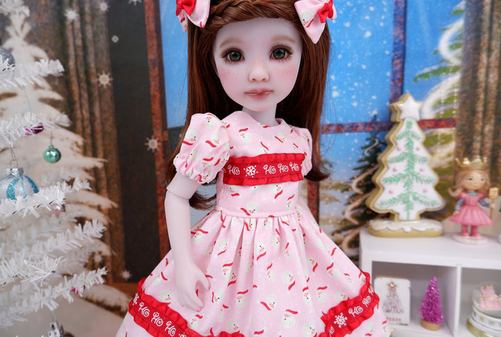 Santa's Greeting - dress with shoes for Ruby Red Fashion Friends doll