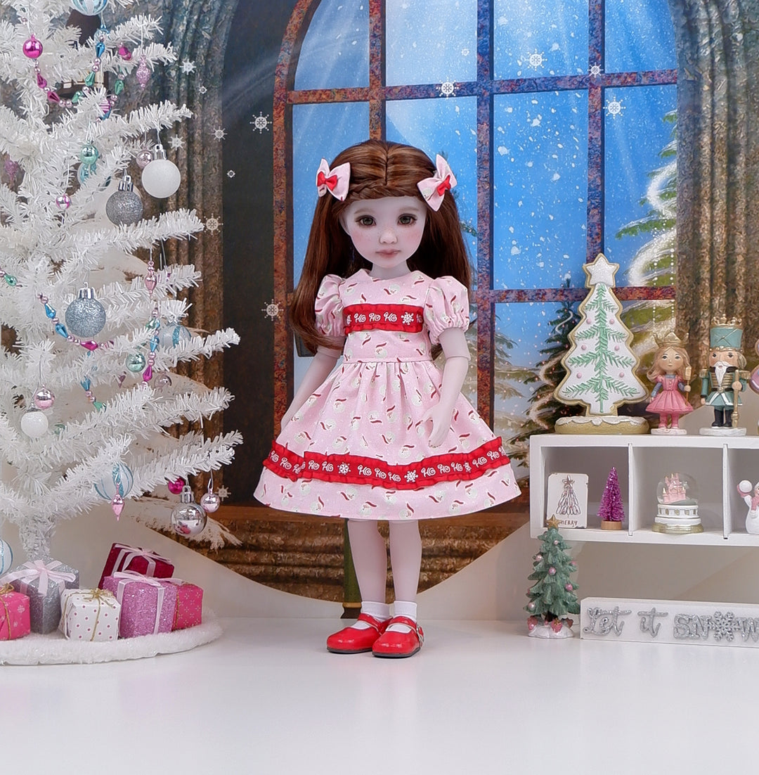 Santa's Greeting - dress with shoes for Ruby Red Fashion Friends doll