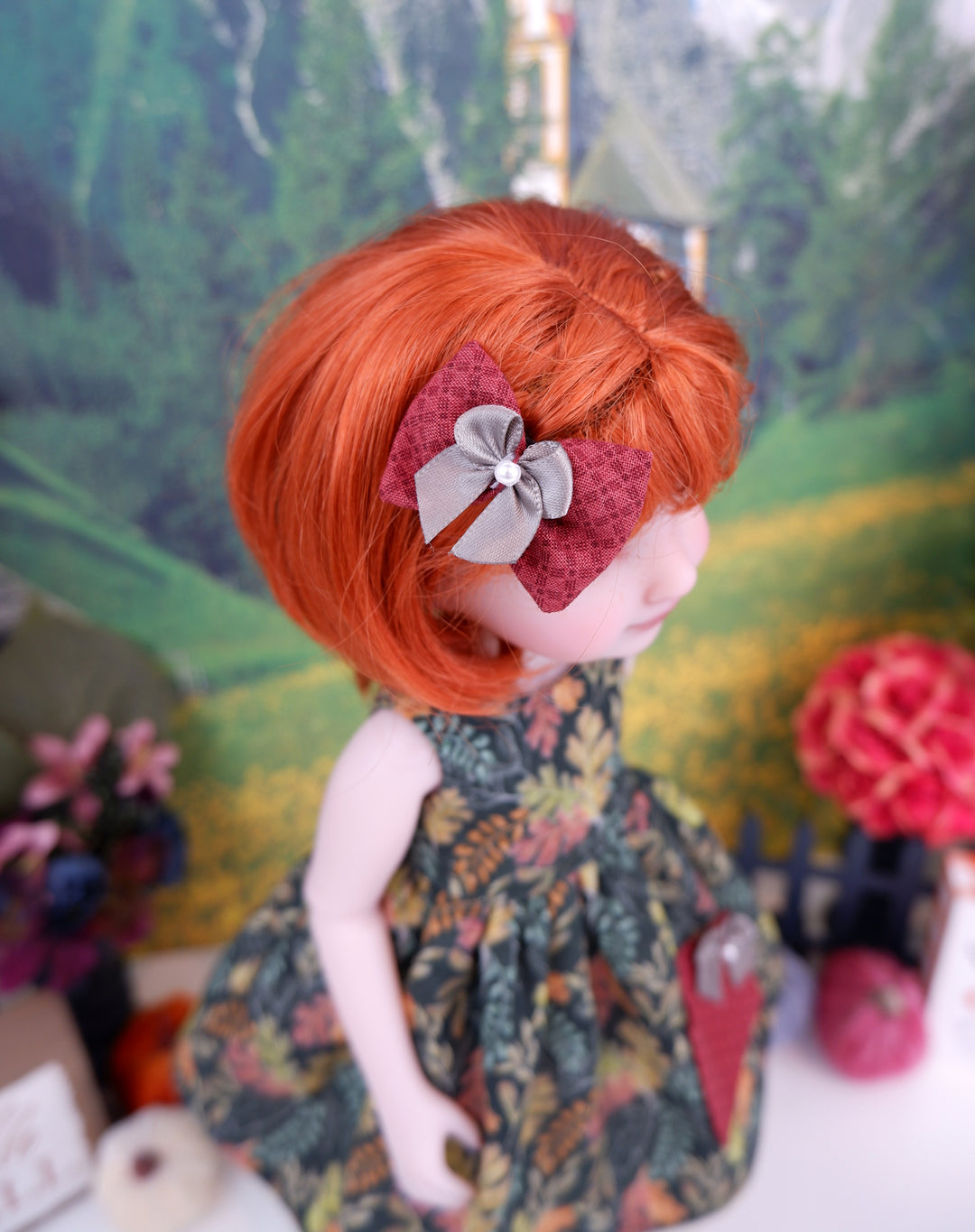 Scattered Oaks - dress with shoes for Ruby Red Fashion Friends doll