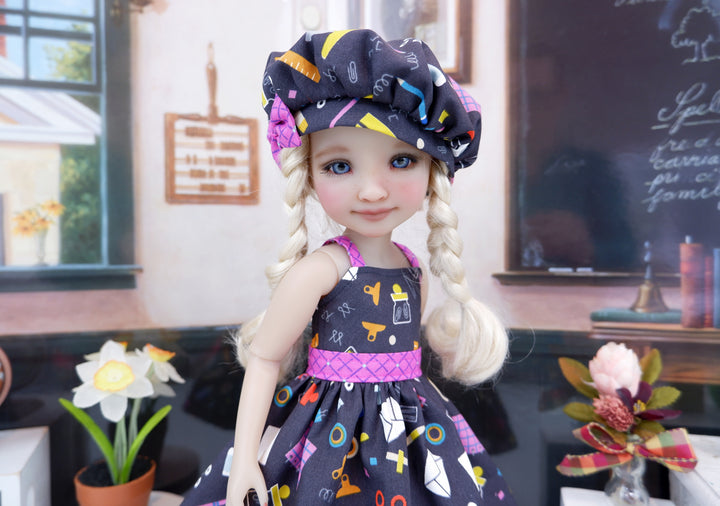 School Supplies - dress and shoes for Ruby Red Fashion Friends doll