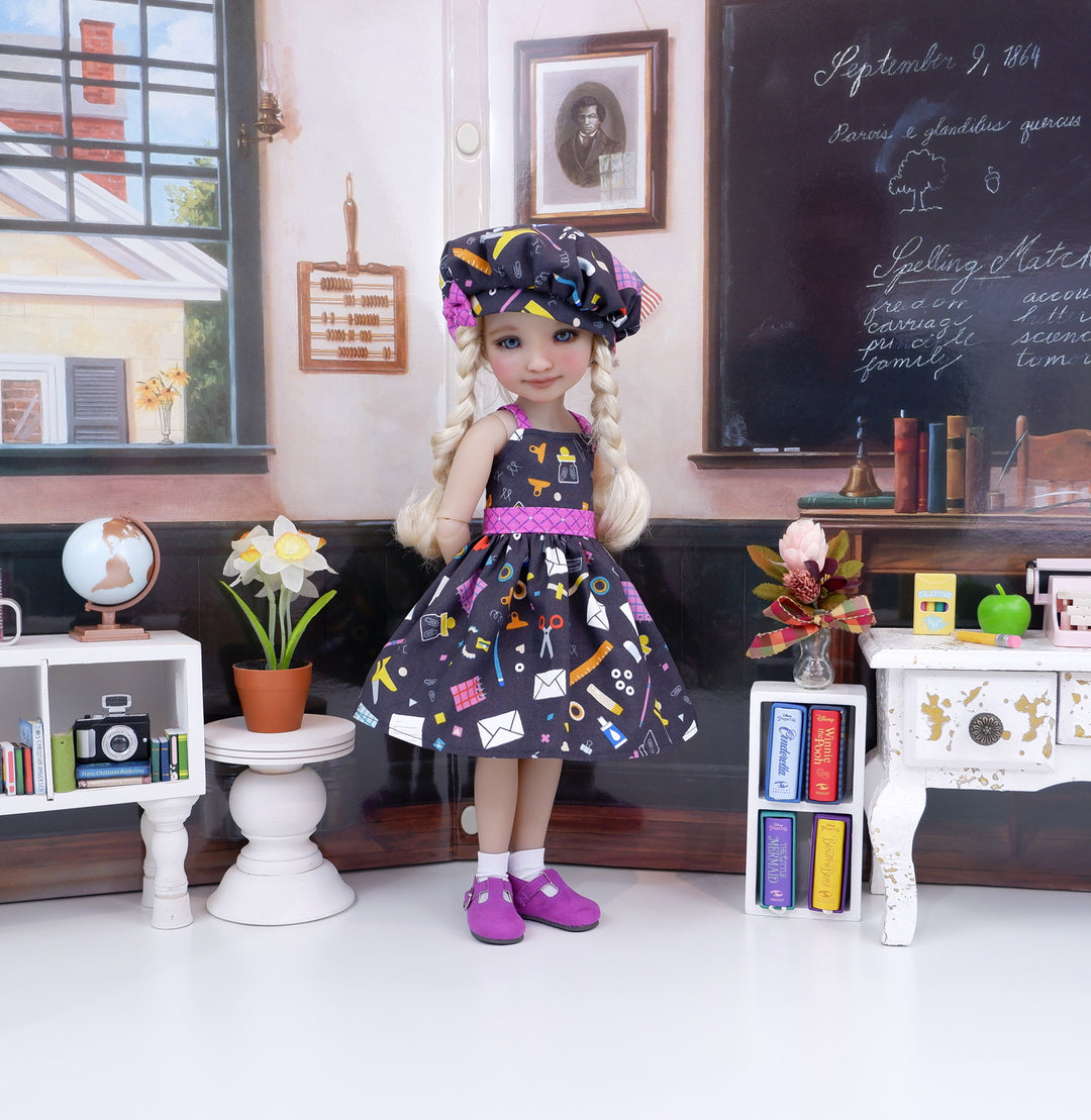 School Supplies - dress and shoes for Ruby Red Fashion Friends doll