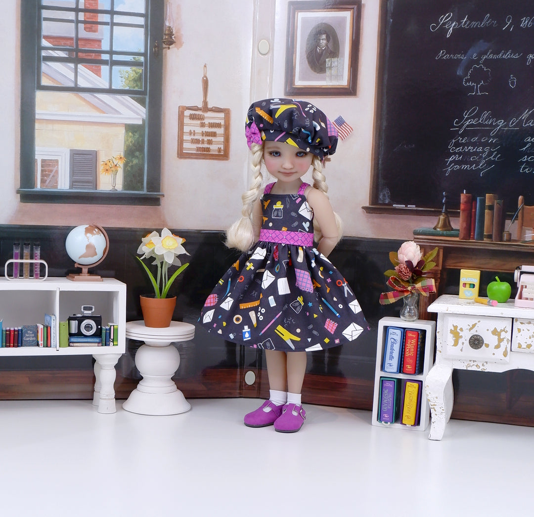 School Supplies - dress and shoes for Ruby Red Fashion Friends doll