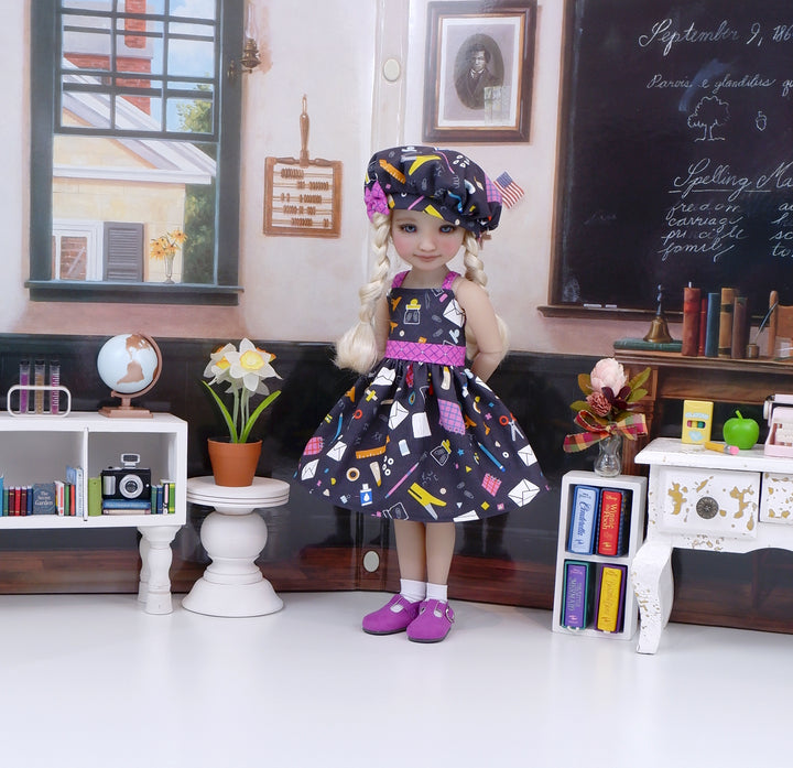 School Supplies - dress and shoes for Ruby Red Fashion Friends doll