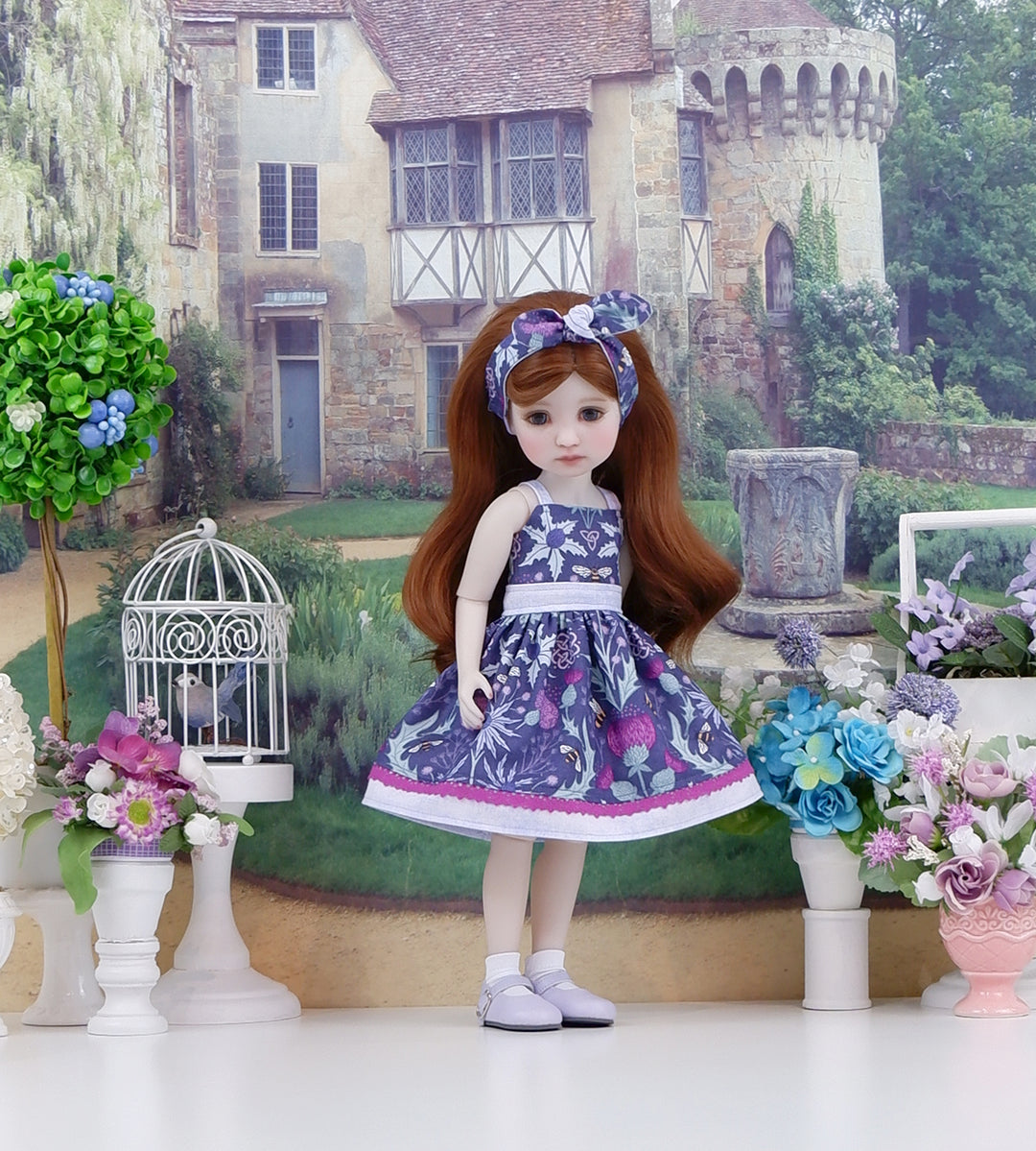 Scottish Girl - dress and shoes for Ruby Red Fashion Friends doll