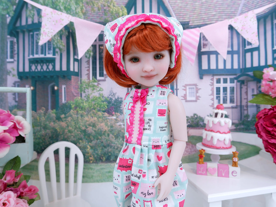 Sealed with a Kiss - romper with boots for Ruby Red Fashion Friends doll