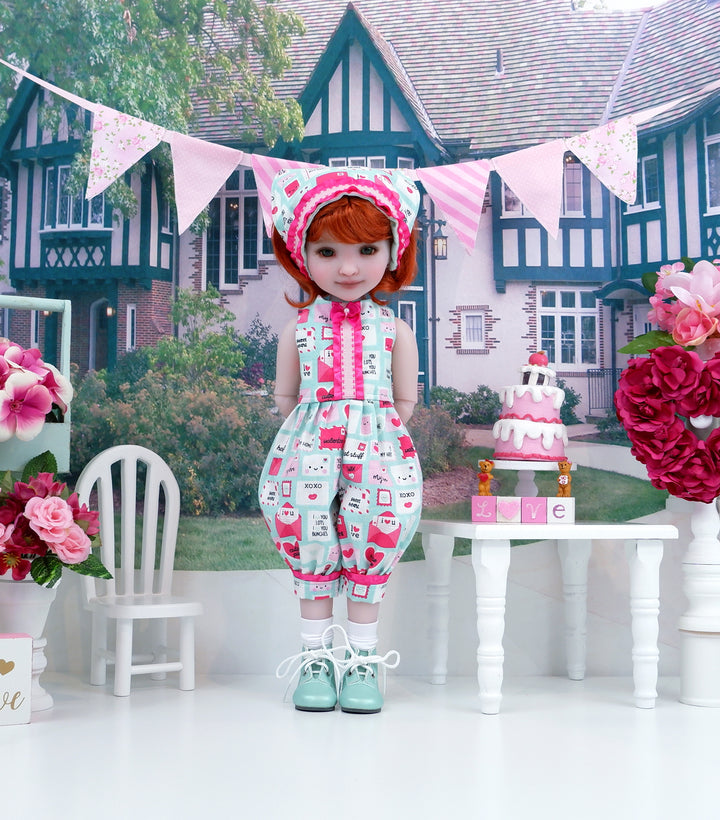 Sealed with a Kiss - romper with boots for Ruby Red Fashion Friends doll