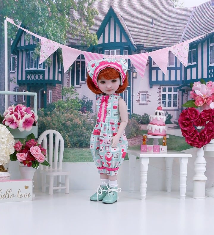 Sealed with a Kiss - romper with boots for Ruby Red Fashion Friends doll