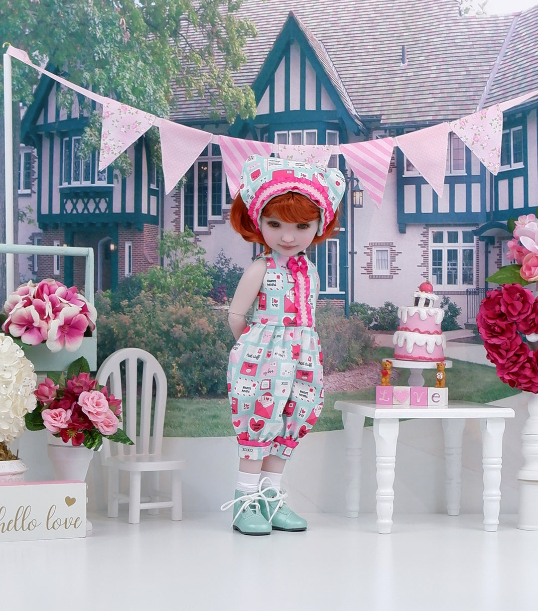 Sealed with a Kiss - romper with boots for Ruby Red Fashion Friends doll