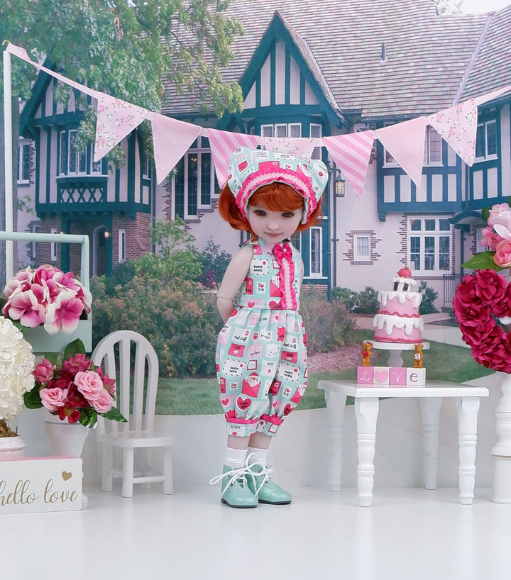 Sealed with a Kiss - romper with boots for Ruby Red Fashion Friends doll