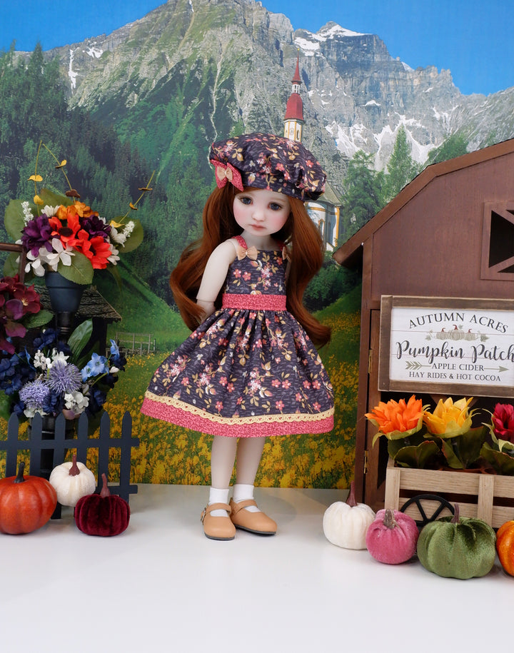 Shades of Autumn - dress with shoes for Ruby Red Fashion Friends doll