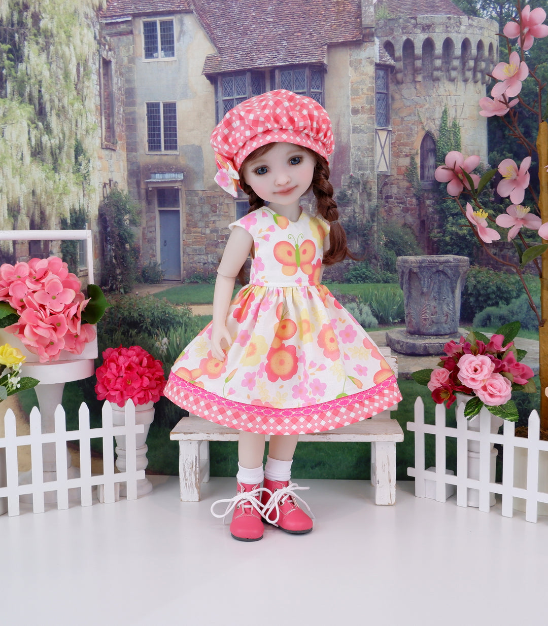 Sherbet Butterfly - dress with boots for Ruby Red Fashion Friends doll