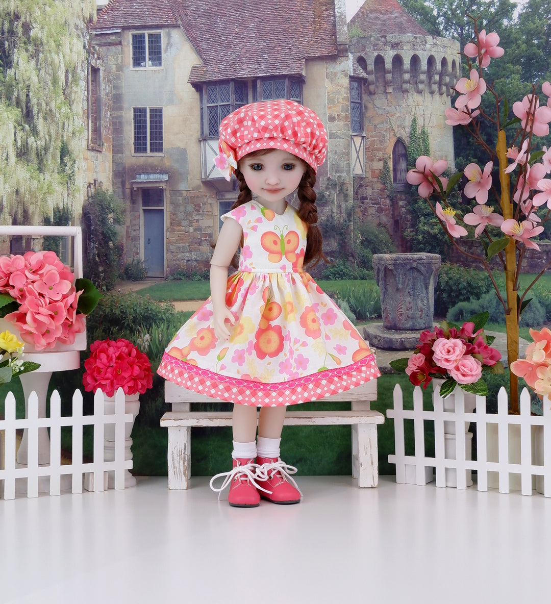 Sherbet Butterfly - dress with boots for Ruby Red Fashion Friends doll