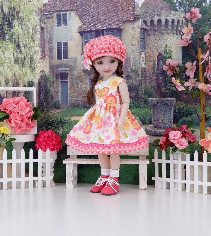 Sherbet Butterfly - dress with boots for Ruby Red Fashion Friends doll