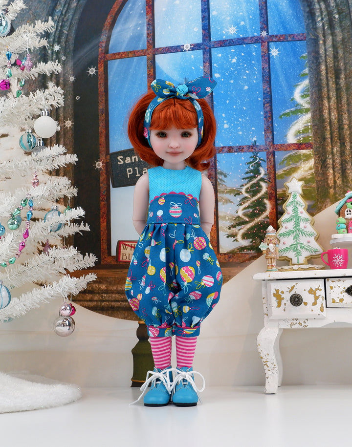 Shiny Brites - romper with boots for Ruby Red Fashion Friends doll