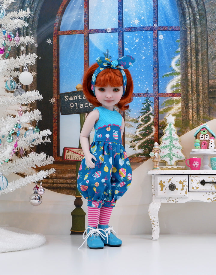 Shiny Brites - romper with boots for Ruby Red Fashion Friends doll