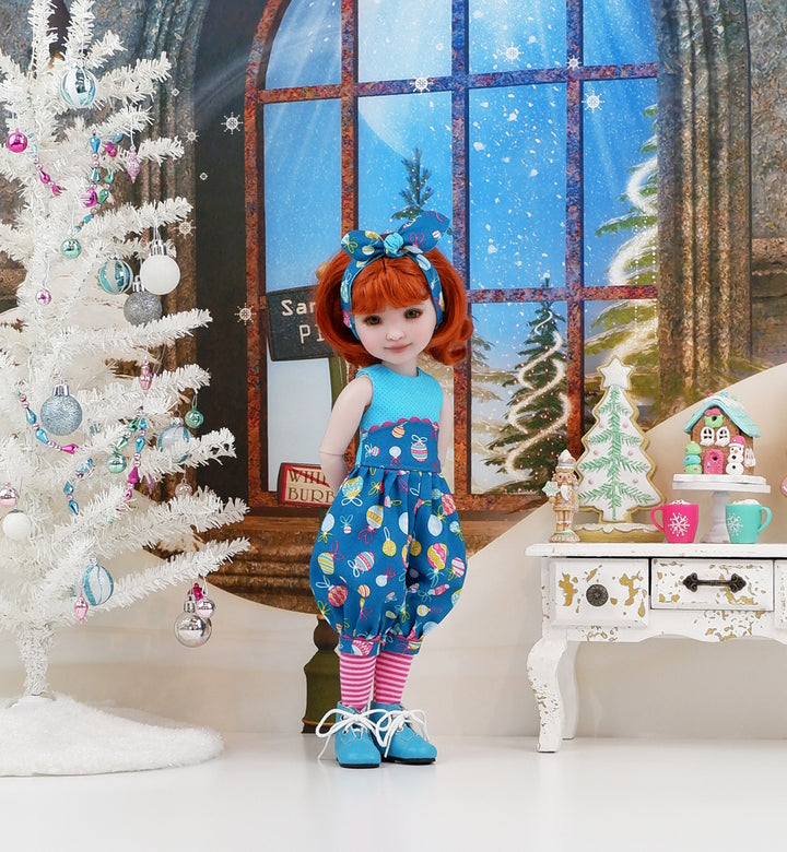 Shiny Brites - romper with boots for Ruby Red Fashion Friends doll