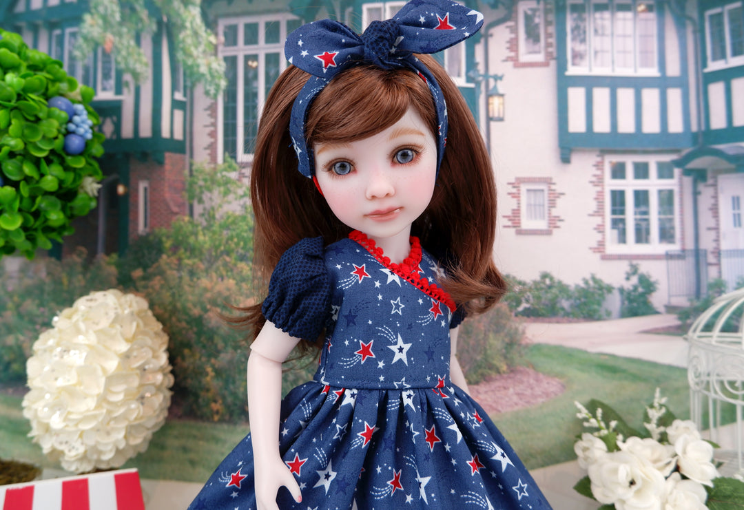 Shooting Stars - dress with shoes for Ruby Red Fashion Friends doll