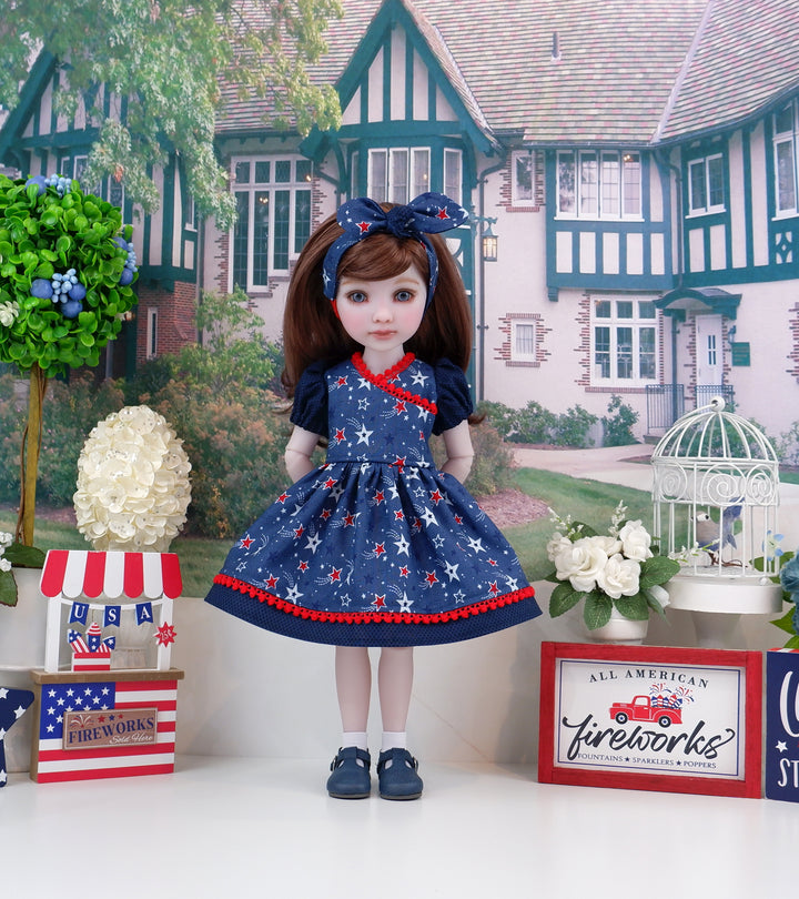 Shooting Stars - dress with shoes for Ruby Red Fashion Friends doll