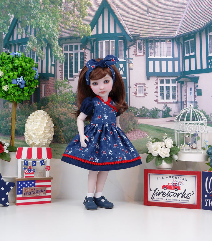 Shooting Stars - dress with shoes for Ruby Red Fashion Friends doll