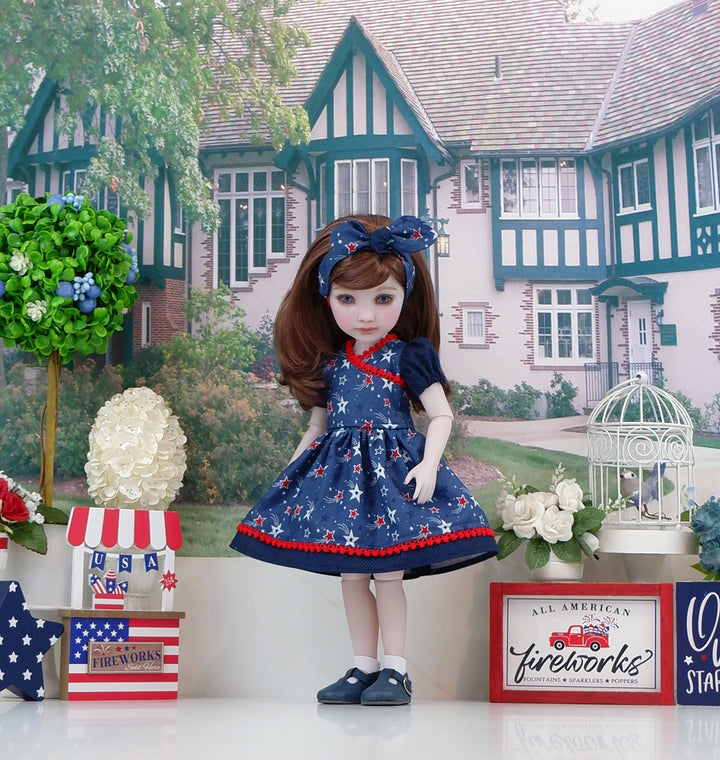 Shooting Stars - dress with shoes for Ruby Red Fashion Friends doll