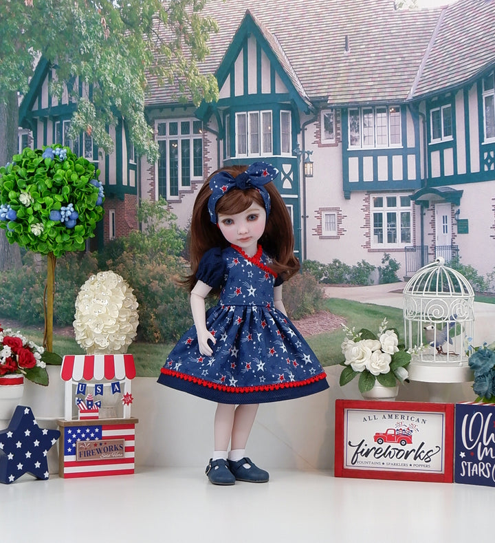Shooting Stars - dress with shoes for Ruby Red Fashion Friends doll