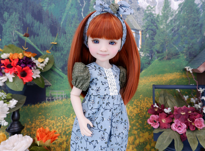 Simple Autumn - romper with boots for Ruby Red Fashion Friends doll