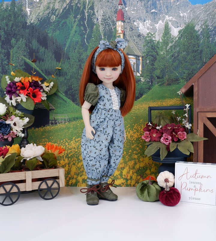 Simple Autumn - romper with boots for Ruby Red Fashion Friends doll