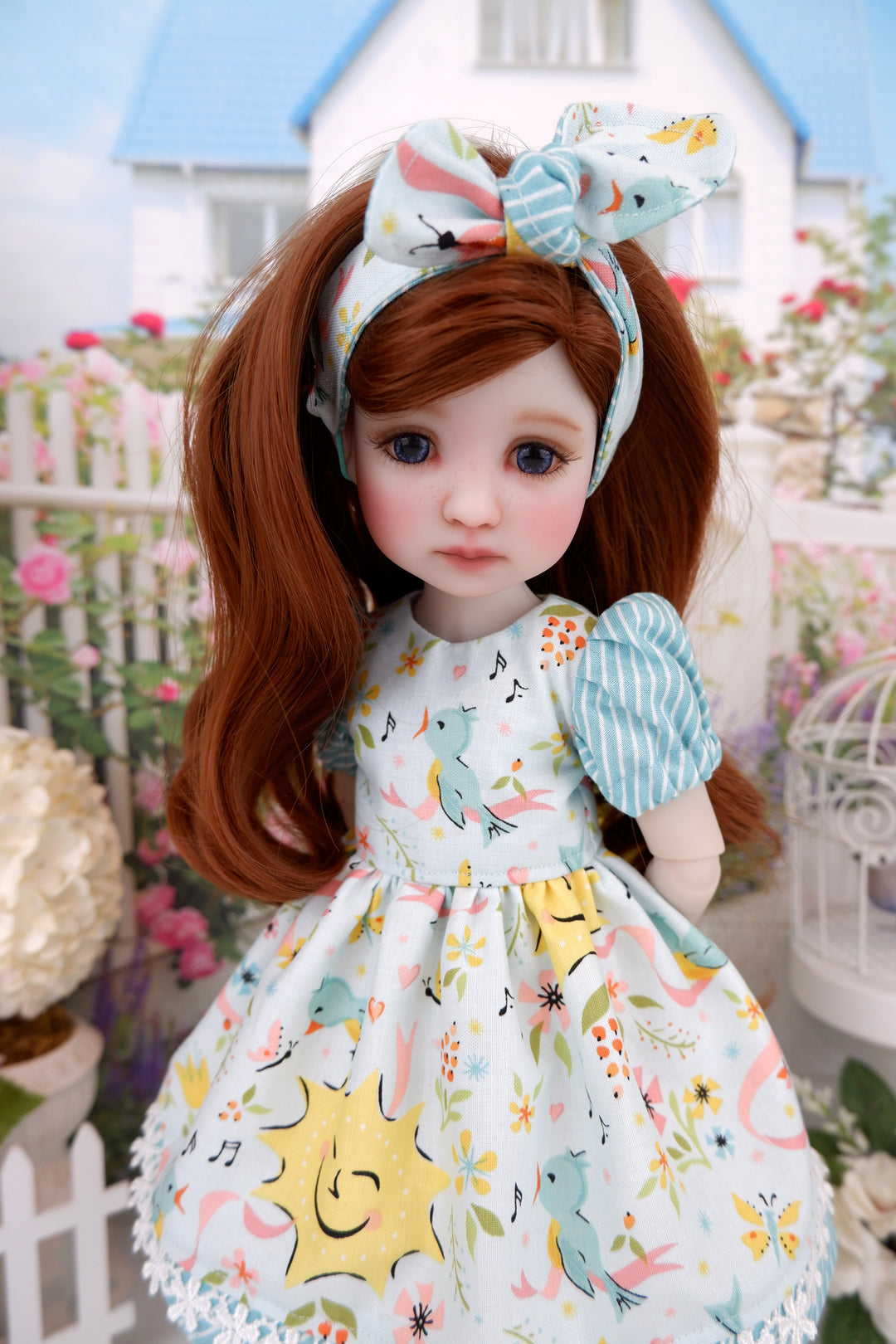 Singing Robin - dress and boots for Ruby Red Fashion Friends doll