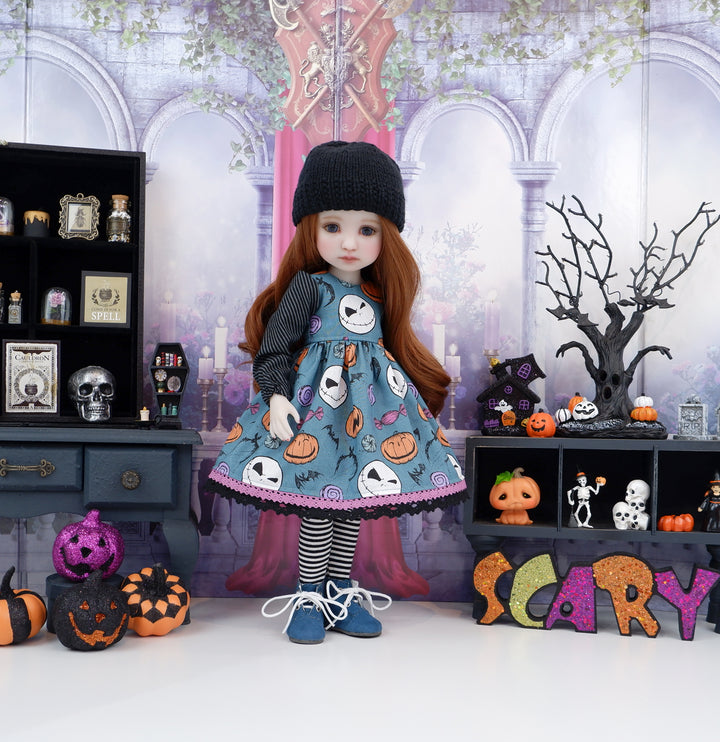 Sinister Jack - dress ensemble with boots for Ruby Red Fashion Friends doll