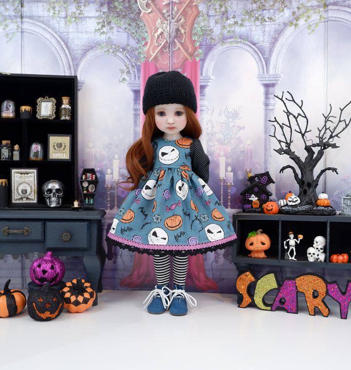 Sinister Jack - dress ensemble with boots for Ruby Red Fashion Friends doll