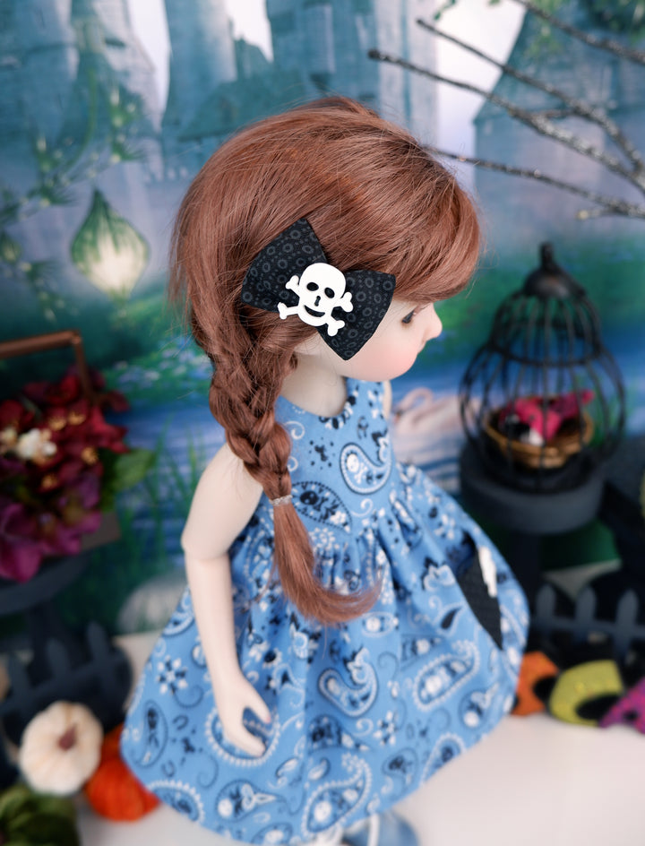Skull Paisley - dress with boots for Ruby Red Fashion Friends doll