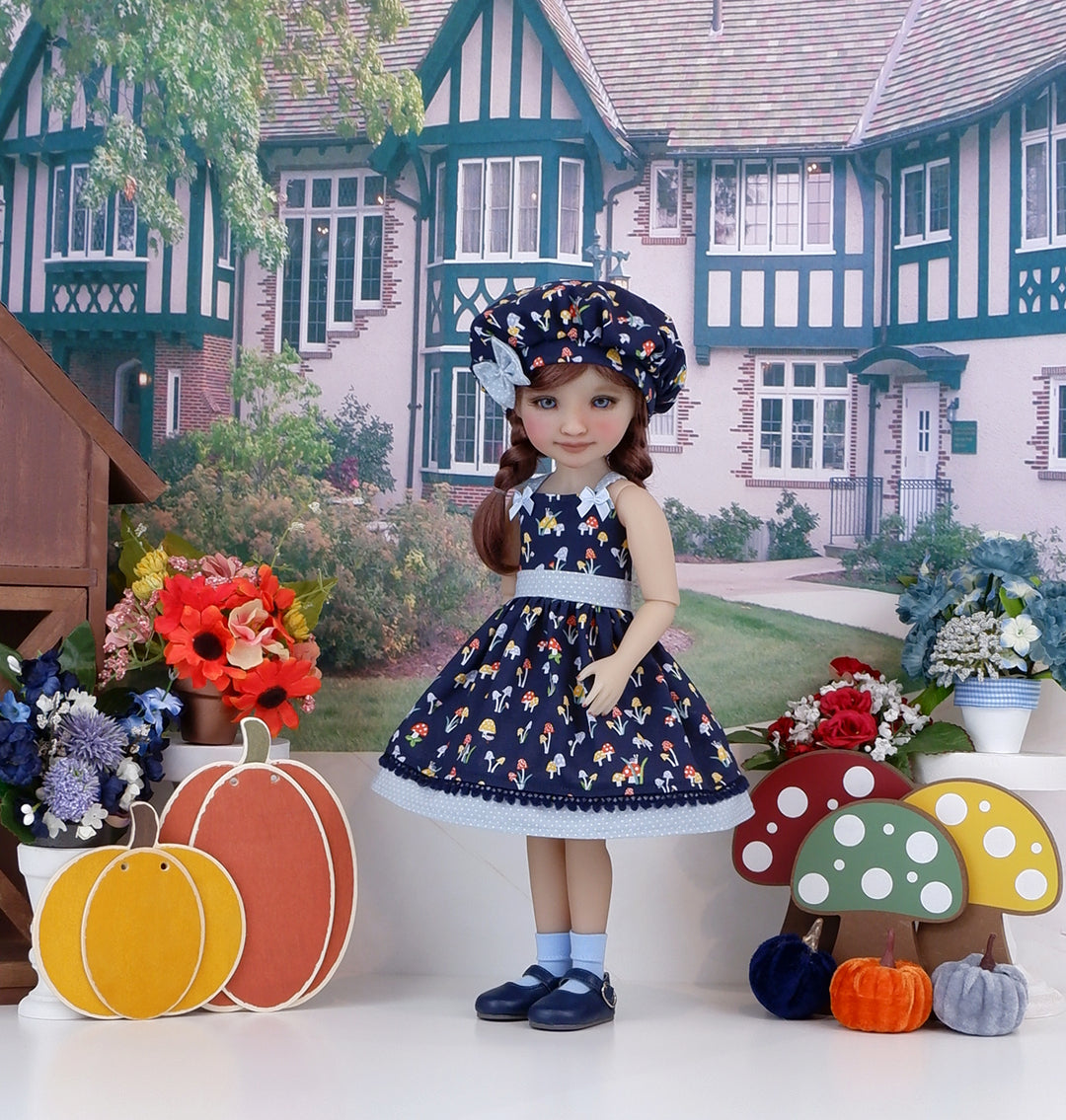 Snail Garden - dress with shoes for Ruby Red Fashion Friends doll