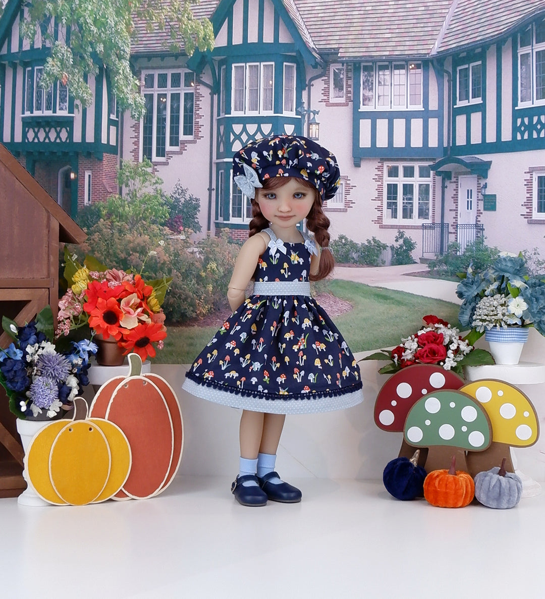 Snail Garden - dress with shoes for Ruby Red Fashion Friends doll