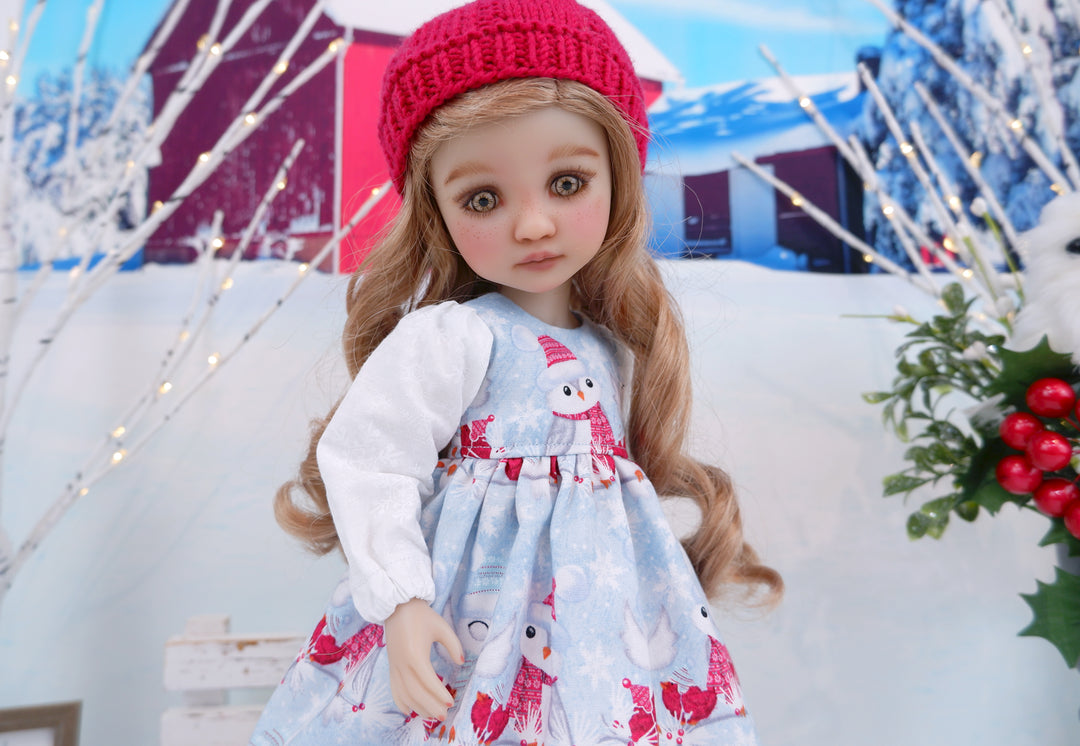 Snow Owls - dress ensemble with Uggs for Ruby Red Fashion Friends doll