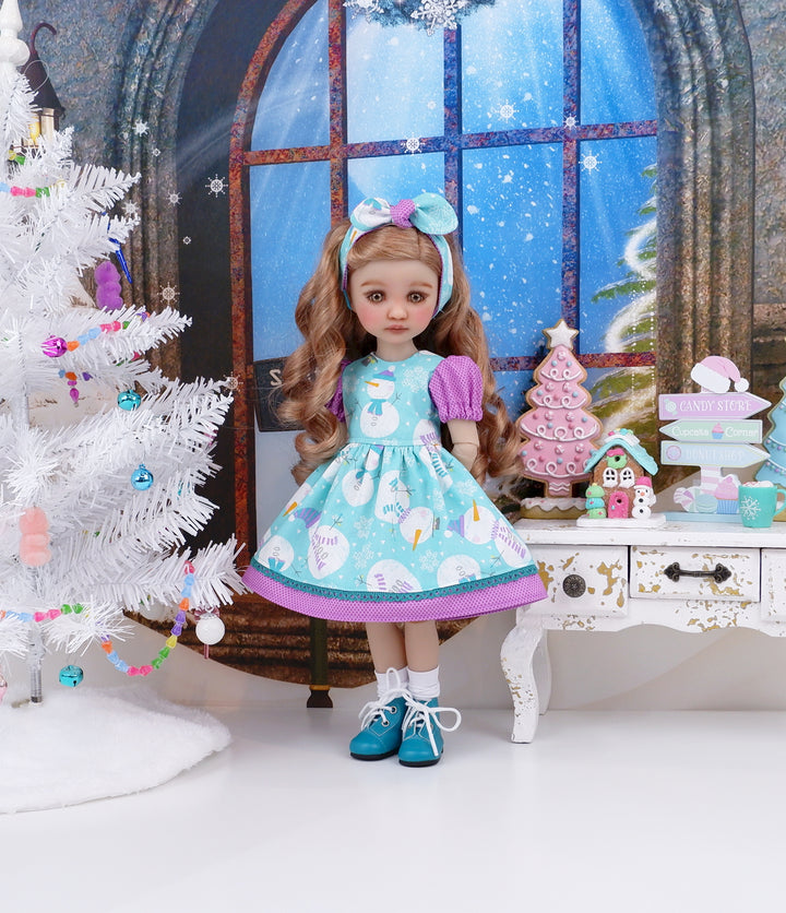 Snowman Cutie - dress and boots for Ruby Red Fashion Friends doll