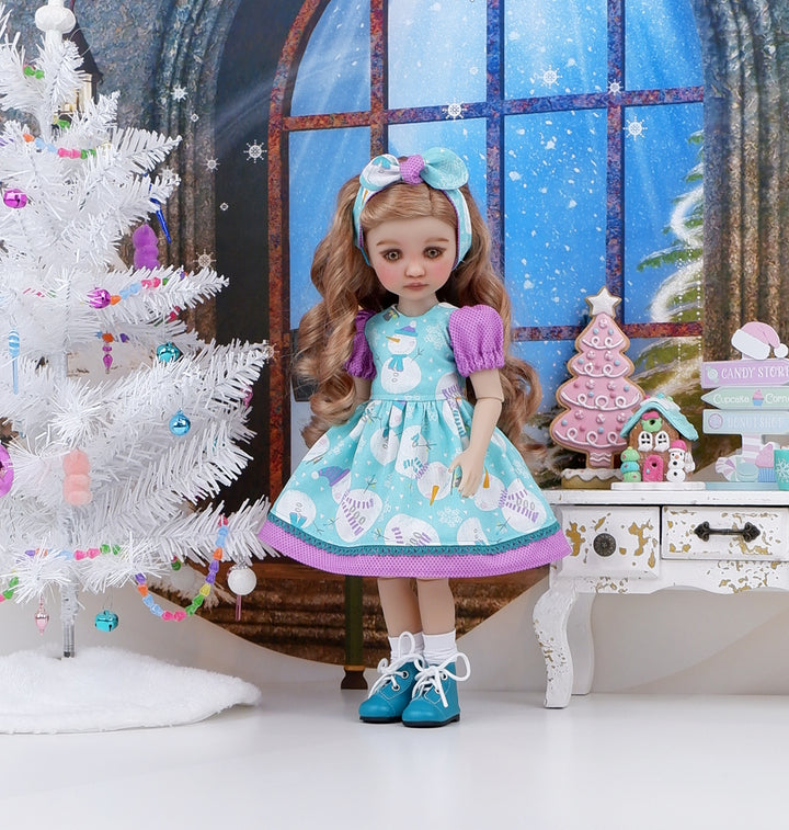 Snowman Cutie - dress and boots for Ruby Red Fashion Friends doll