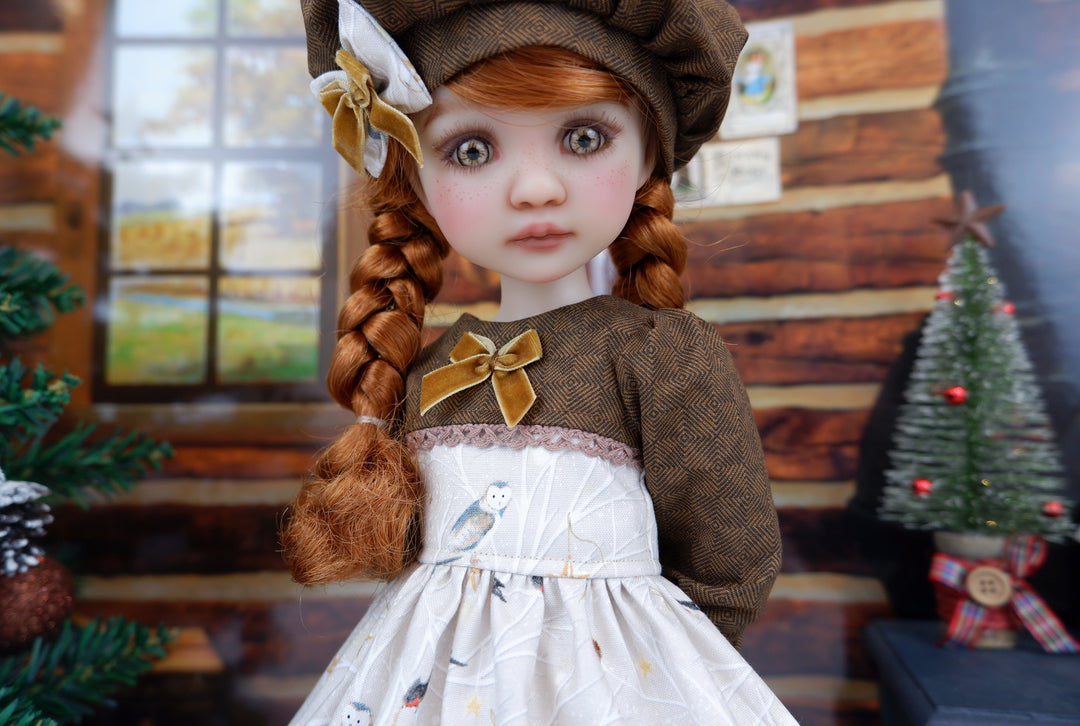 Snowy Woods - dress with shoes for Ruby Red Fashion Friends doll