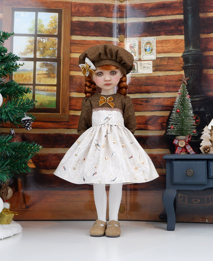 Snowy Woods - dress with shoes for Ruby Red Fashion Friends doll