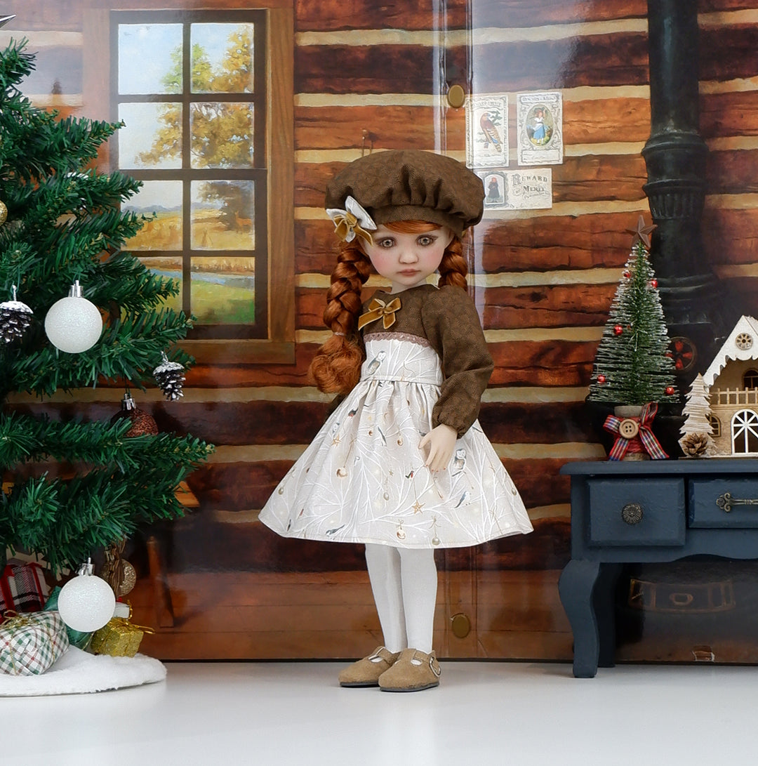 Snowy Woods - dress with shoes for Ruby Red Fashion Friends doll